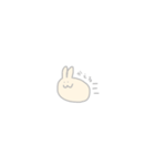 くりーむいろのうさぎ（個別スタンプ：19）