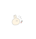 くりーむいろのうさぎ（個別スタンプ：21）