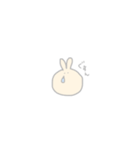 くりーむいろのうさぎ（個別スタンプ：26）