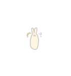 くりーむいろのうさぎ（個別スタンプ：28）