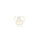 くりーむいろのうさぎ（個別スタンプ：35）