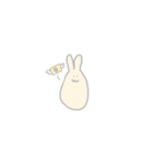 くりーむいろのうさぎ（個別スタンプ：37）