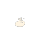くりーむいろのうさぎ（個別スタンプ：38）