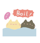 ふきねことミモザくん（個別スタンプ：17）