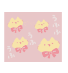 ふきねことミモザくん（個別スタンプ：21）