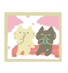 ふきねことミモザくん（個別スタンプ：24）