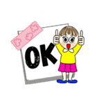 ぶーちゃん、ねこさん、うまさん、ねえさん（個別スタンプ：34）