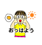 ぶーちゃん、ねこさん、うまさん、ねえさん（個別スタンプ：35）
