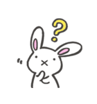 花歌うさぎ（個別スタンプ：4）