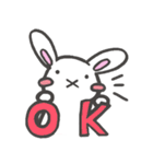 花歌うさぎ（個別スタンプ：7）