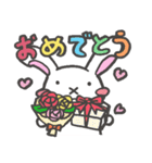 花歌うさぎ（個別スタンプ：29）