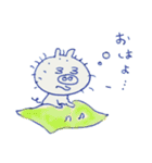 日常 こぶ ちゃん（個別スタンプ：3）