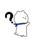 しろぷぅーあいさつスタンプ（個別スタンプ：14）