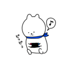 しろぷぅーあいさつスタンプ（個別スタンプ：15）