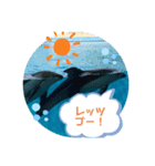 水族館のかわいい仲間たち♪（個別スタンプ：1）