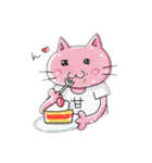 キラキラわくわくねこ（個別スタンプ：6）