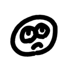 シンプル顔文字(喜怒哀楽)（個別スタンプ：5）