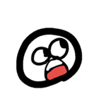 シンプル顔文字(喜怒哀楽)（個別スタンプ：6）