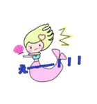 可愛い人魚さん（個別スタンプ：24）