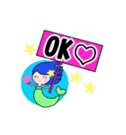 可愛い人魚さん（個別スタンプ：30）