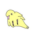 サザナミインコ・スズメ・ハト のスタンプ（個別スタンプ：3）