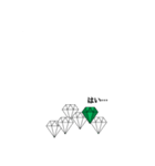 stone (green)（個別スタンプ：31）