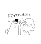 僕と猫。（個別スタンプ：4）