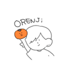 僕と猫。（個別スタンプ：30）
