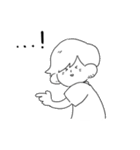 僕と猫。（個別スタンプ：33）