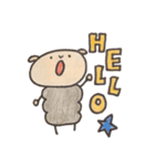 いんぐりっしゅひつじ（個別スタンプ：1）
