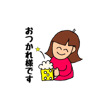 毎日使える！私のスタンプ！（個別スタンプ：6）