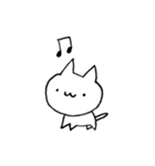 つぶやきしろねこ（個別スタンプ：4）