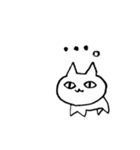 つぶやきしろねこ（個別スタンプ：12）