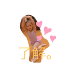 little ballerinaあーちゃん（個別スタンプ：3）