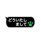 手が動いた！？手書きのような吹き出し5（個別スタンプ：22）