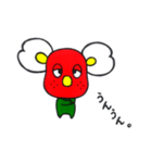 いちごあら（個別スタンプ：3）