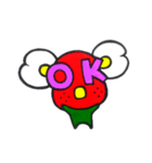 いちごあら（個別スタンプ：9）