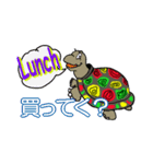 亀さん海に行く（個別スタンプ：3）