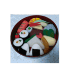 手作りフェルト食べ物スタンプです（個別スタンプ：7）