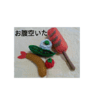 手作りフェルト食べ物スタンプです（個別スタンプ：12）