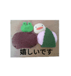手作りフェルト食べ物スタンプです（個別スタンプ：22）