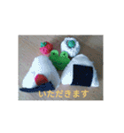 手作りフェルト食べ物スタンプです（個別スタンプ：23）