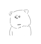 猫、あるいは人間（個別スタンプ：7）