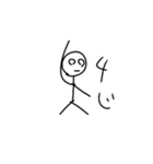 人間時計（個別スタンプ：4）