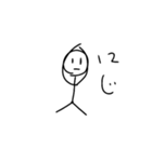 人間時計（個別スタンプ：12）