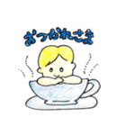 きいろいかみのこ（個別スタンプ：5）