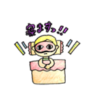 きいろいかみのこ（個別スタンプ：11）