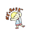 きいろいかみのこ（個別スタンプ：12）