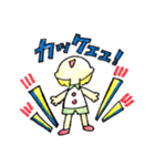 きいろいかみのこ（個別スタンプ：17）