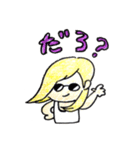 きいろいかみのこ（個別スタンプ：18）